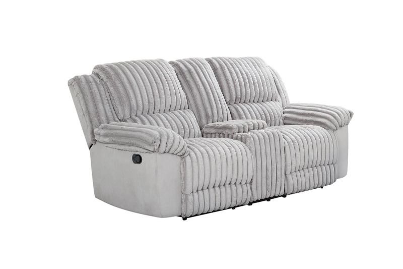 Picture of SELINNA Corduroy Manual Reclining Sofa Range (Mink) - Loveseat with Cup Holders and Storage (2RRC)