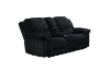 Picture of SELINNA Corduroy Manual Reclining Sofa Range (Black)