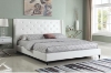 Picture of TIFFANY Fabric Upholstered & Button-Tufted Bed Frame - Double Size