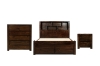 Picture of MALAGA 3PC Storage Bedroom Combo Set in Queen Size (Walnut)