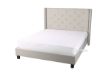 Picture of ELY Linen Upholstered Bed Frame - Queen Size