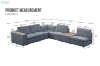 Picture of DYNASTY Modular Corner Sofa Set (Sage)