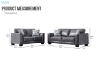 Picture of CAMILLA 3/2 Seater Air Leather Sofa Range