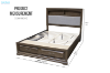 Picture of ARTEMIS Storage Bed Frame with Built-in Shelves in Queen/Eastern King Size