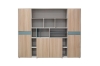 Picture of FOCUS Office System 94.5"x78.7" Bookshelf & Display Unit