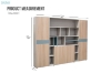 Picture of FOCUS Office System 94.5"x78.7" Bookshelf & Display Unit