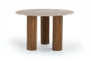 Picture of BLIX D47" Mango Wood Round Dining Table with Marble Top