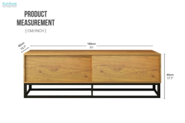 Picture of MELODY 71" TV Stand (Nature Elm)