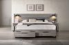 Picture of WESTDEN Bed Frame with 2 Nightstand 3PC Combo (Grey) - King Size