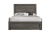 Picture of GLYNDON 3PC/4PC/5PC Bedroom Combo Set  in Double/Queen/Eastern King Sizes (Dark Gray)