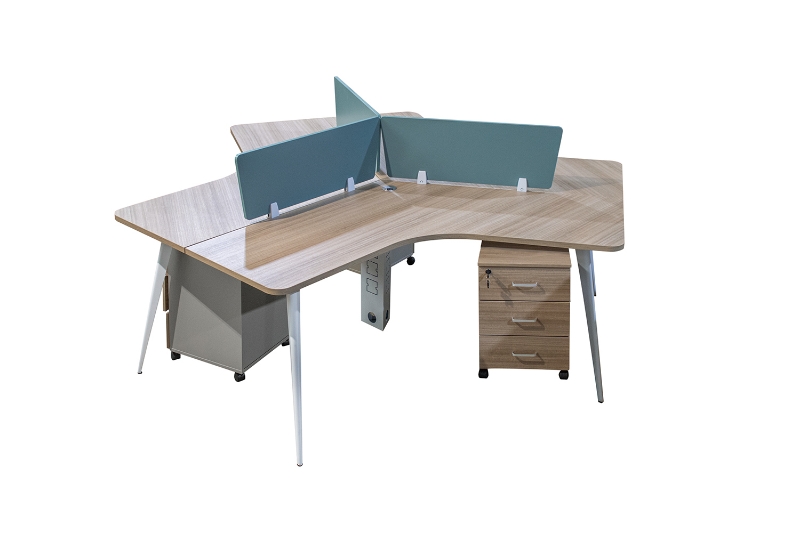 Picture of FOCUS Office System 3-Seater Triangle Desks