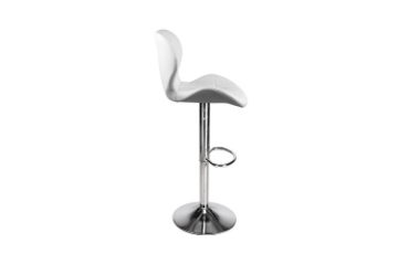 Picture of LIBBY Adjustable Swivel Gas Lift Bar Stool (White) - Each