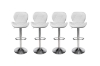 Picture of LIBBY Adjustable Swivel Gas Lift Bar Stool (White)