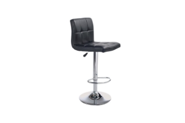 Picture of AKALI Adjustable Swivel Gas Lift Bar Stool (Black)