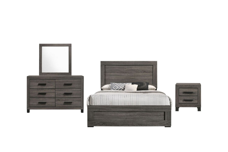 Picture of GLYNDON Bedroom Combo Set in Double Size - 4PC Combo