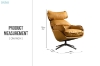 Picture of EAMER 360° Swivel Lounge Chair (Yellow)