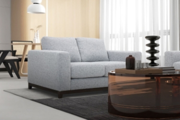 Picture of SIESTA Fabric Sofa Range (Sandstone) - 2 Seater (Loveseat)