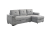 Picture of ELENA Reversible Corner Sofa / Sofa Bed with Storage (Grey)