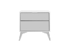 Picture of BRAYA 2-Drawer Bedside Table with Mirror