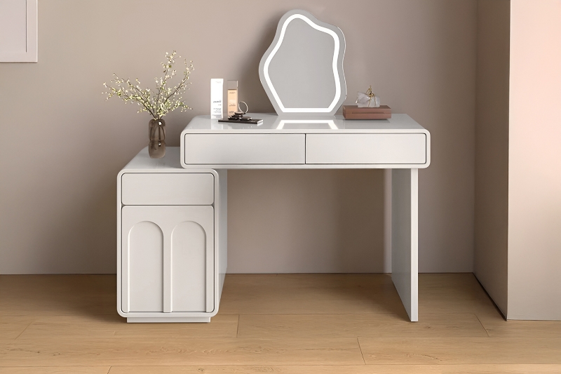 Picture of JENNA Dressing Table with LED Mirror