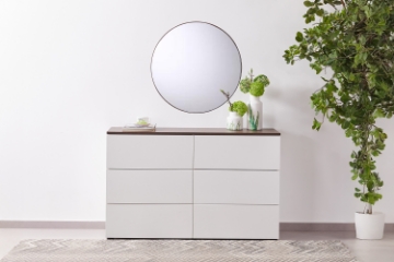 Picture of OLGA 6-Drawer Dresser with Mirror