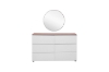 Picture of OLGA 6-Drawer Dresser with Mirror