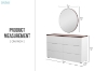 Picture of OLGA 6-Drawer Dresser with Mirror