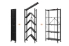 Picture of NNEVL 62"x28" 5-Tier Foldable Shelves with Wheels