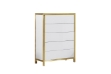 Picture of SKYVIEW 5-Drawer Steel Frame Chest (Gold)