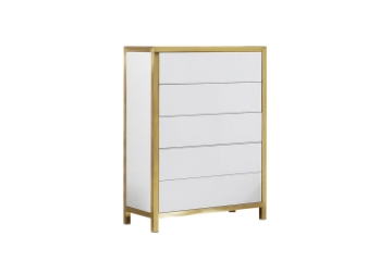 Picture of SKYVIEW 5-Drawer Steel Frame Chest (Gold)