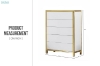 Picture of SKYVIEW 5-Drawer Steel Frame Chest (Gold)