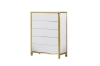 Picture of SKYVIEW 5-Drawer Steel Frame Chest (Gold)