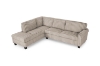 Picture of ROUSSO Fabric Sectional Sofa (Brown)