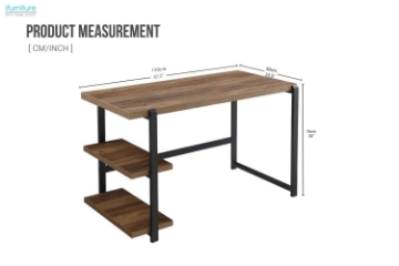 Picture of JILLIAN 47" Computer Office Desk with Reversible Shelf