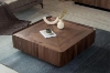 Picture of SKARA Genuine Walnut Veneer Square Coffee Table