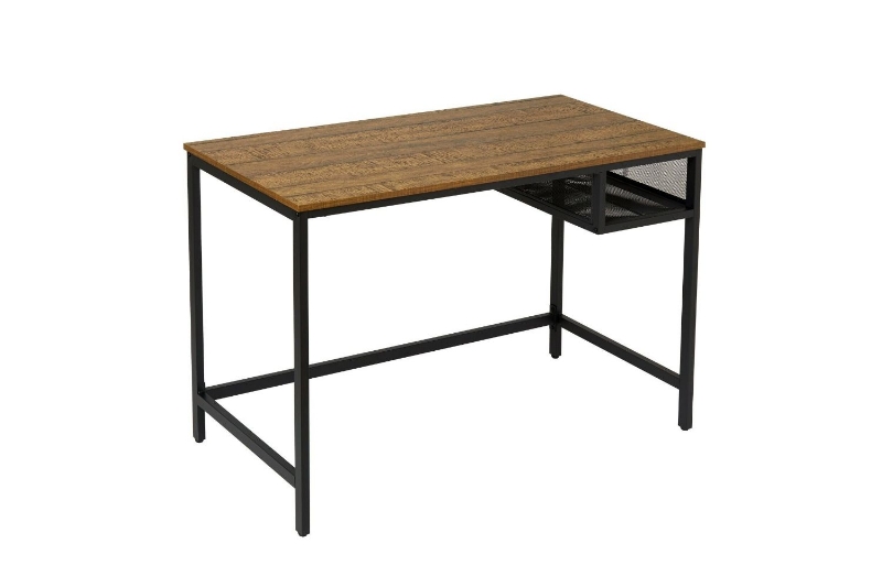 Picture of HOOBRO 43.5" Work Desk with Iron Grid Storage