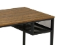 Picture of HOOBRO 43.5" Work Desk with Iron Grid Storage