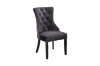 Picture of LAZAR Velvet Dining Chair with Rubberwood Legs