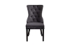 Picture of LAZAR Velvet Dining Chair with Rubberwood Legs