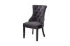 Picture of LAZAR Velvet Dining Chair with Rubberwood Legs