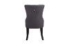 Picture of LAZAR Velvet Dining Chair with Rubberwood Legs