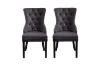 Picture of LAZAR Velvet Dining Chair with Rubberwood Legs - 2PC in 1 Carton