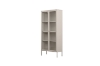 Picture of STARK Steel Frame 71"x31.5" 2-Door Transparent Glass Display Cabinet (Cream)