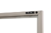 Picture of STARK Steel Frame 71"x31.5" 2-Door Transparent Glass Display Cabinet (Cream)