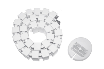 Picture of EVIS 50.5" Snake Cable Management Spine Conduit (White)