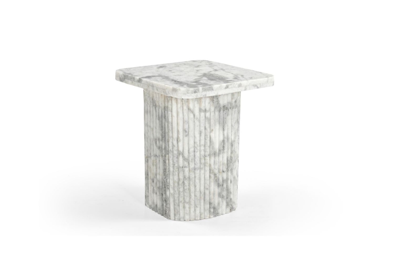 Picture of KINSEY Marble Stone Side Table 