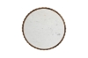 Picture of KASIA D35" Mango Wood Round Coffee Table with Marble Top