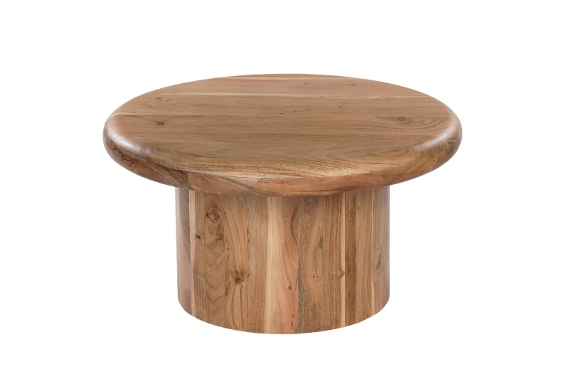 Picture of IRINA D31.5" Solid Acacia Wood Round Coffee Table