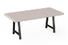 Picture of SYNERGYPLUS Modular Dining System - 63"/71"/78.5" Table Top with H28.5" Metal Legs in 4 Colors