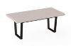 Picture of SYNERGYPLUS Modular Dining System - 63"/71"/78.5" Table Top with H29" Trapezoid Metal Legs in 4 Colors